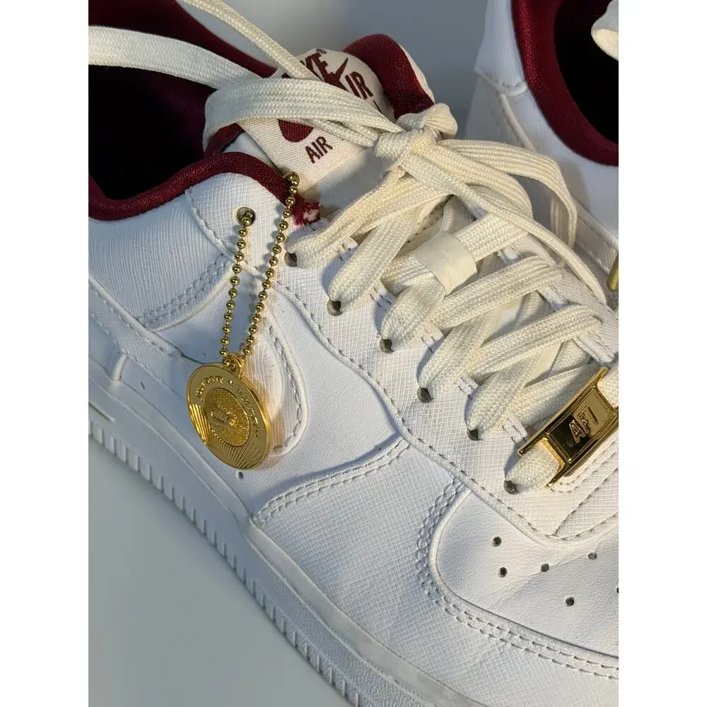 Nike Air Force 1 '07 LV8 White Team Red Men's Sneakers Size 7 New DV7584-100